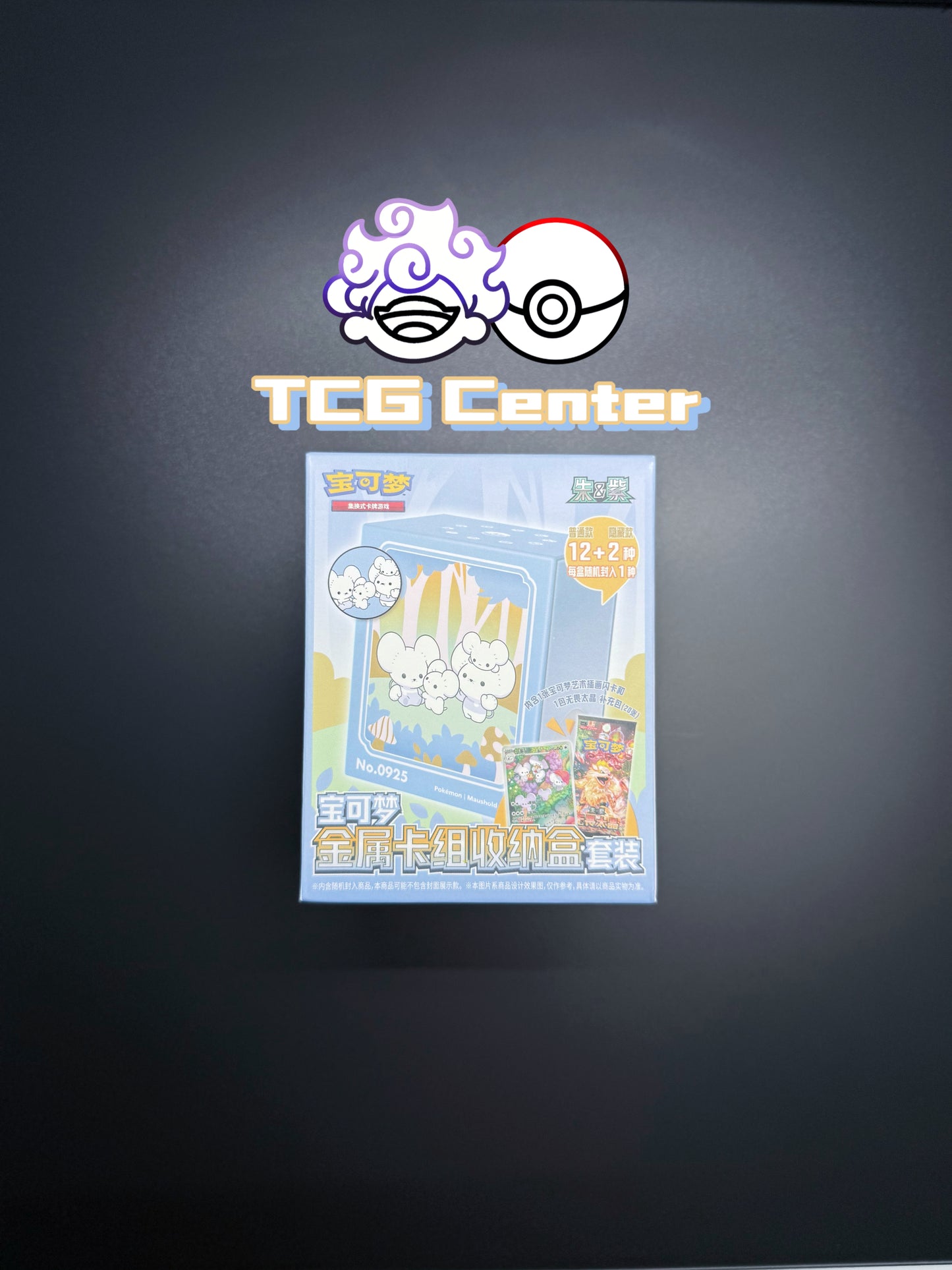 Pokémon TCG Chinese Deck Metal Pack Storage Box Set S.Chinese