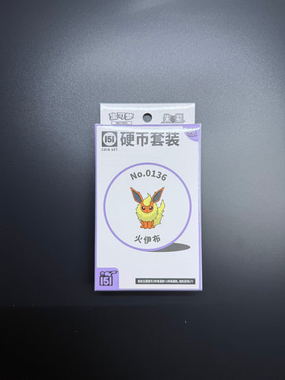 Pokémon TCG Collect 151 Suprise Coin Set S.Chinese [Eevee, Jolteon, Flareon, Vaporeon]