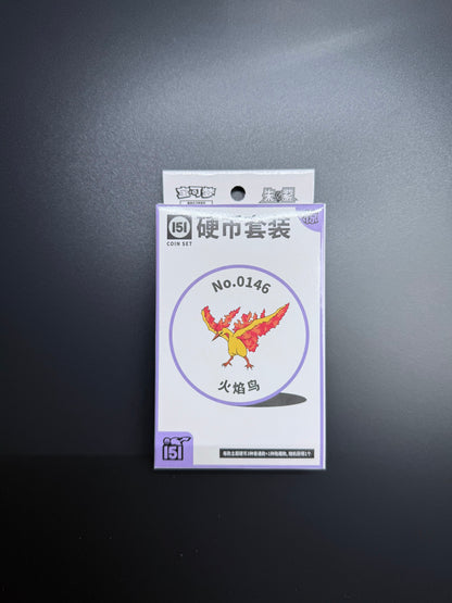 Pokémon TCG Collect 151 Suprise Coin Set S.Chinese [MewTwo, Articuno, Moltres]