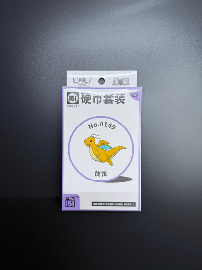 Pokémon TCG Collect 151 Suprise Coin Set S.Chinese [Dratini, Dragonair, Dragonite]