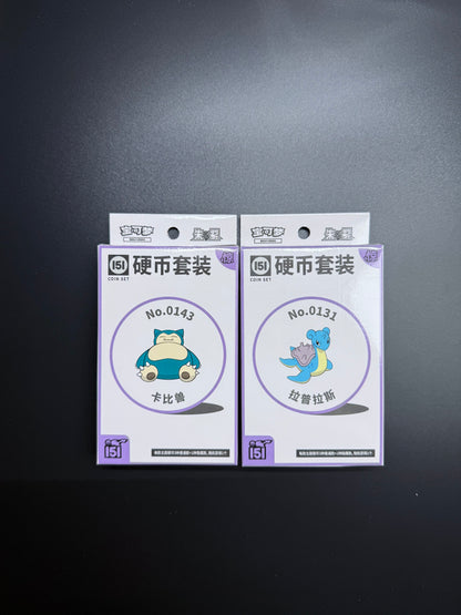 Pokémon TCG Collect 151 Suprise Coin Set S.Chinese [Snorlax, Lapras]