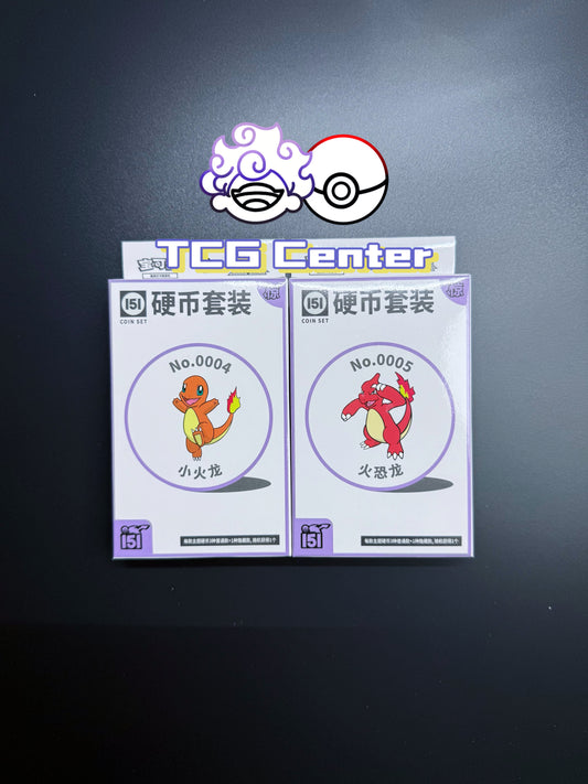 Pokémon TCG Collect 151 Suprise Coin Set S.Chinese [Charmander, Charmeleon]