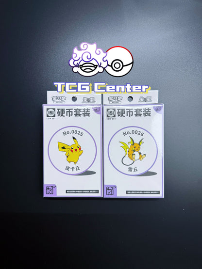Pokémon TCG Collect 151 Suprise Coin Set S.Chinese [Pikachu, Raichu]
