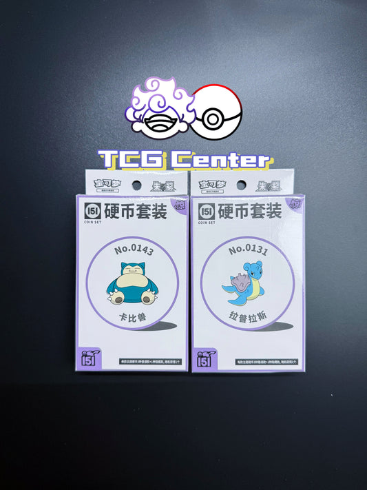 Pokémon TCG Collect 151 Suprise Coin Set S.Chinese [Snorlax, Lapras]